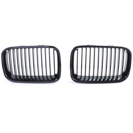 Griglia Sportiva Nera Lucida Anteriore per BMW Serie 3 E36 Pre-facelift 91-96
