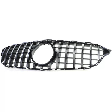 Griglia Sportiva Nero Lucido Cromata per Mercedes Classe C W205 S205 2014-2018