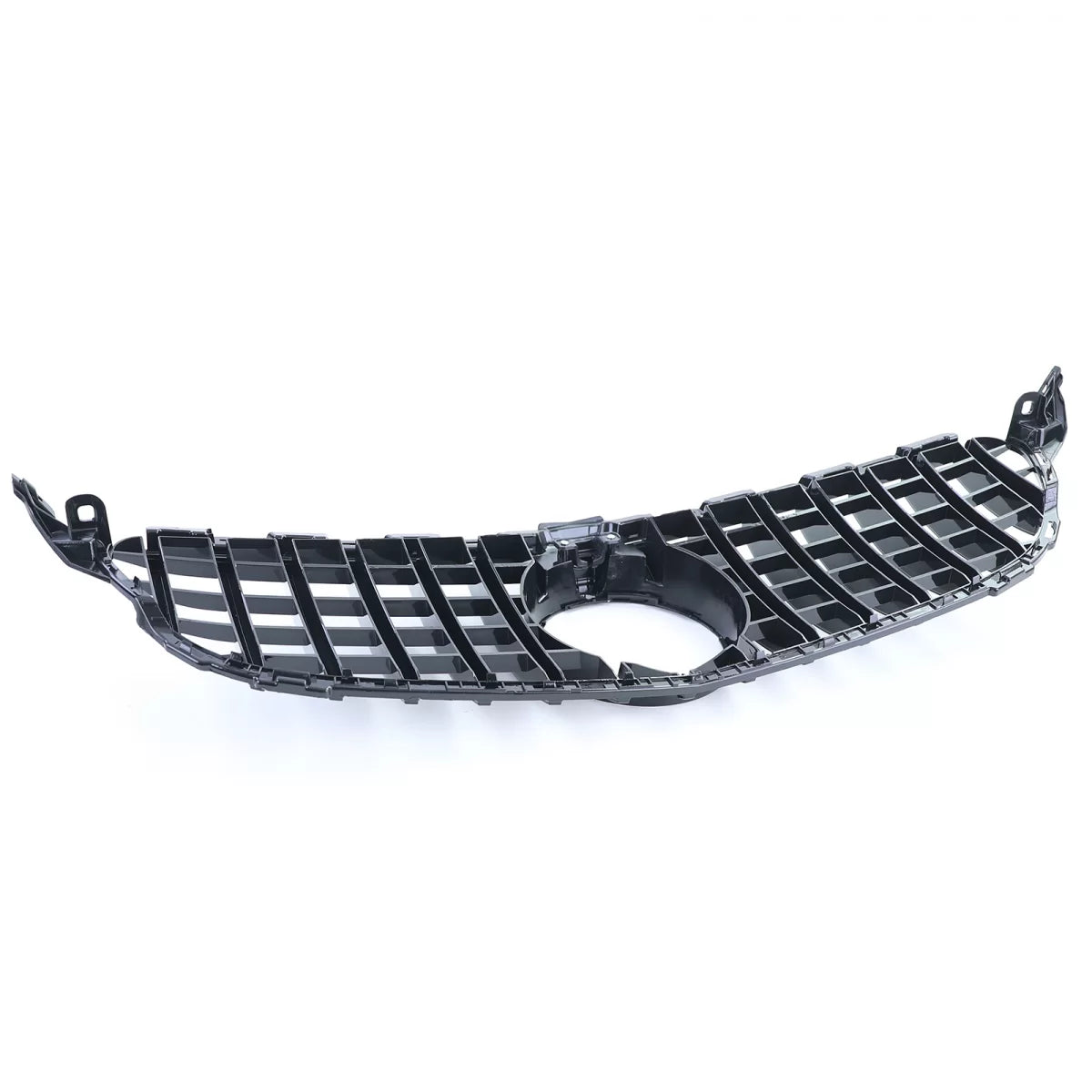 Griglia Sportiva Nero Lucido Cromata per Mercedes Classe C W205 S205 2014-2018