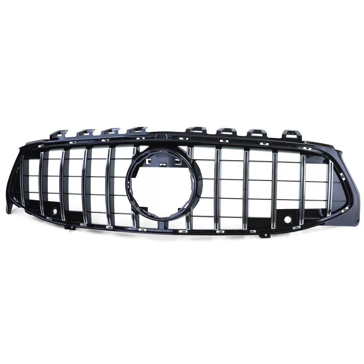 Griglia Sportiva Nera Lucida con Cromature per Mercedes CLA C118 X118 dal 19