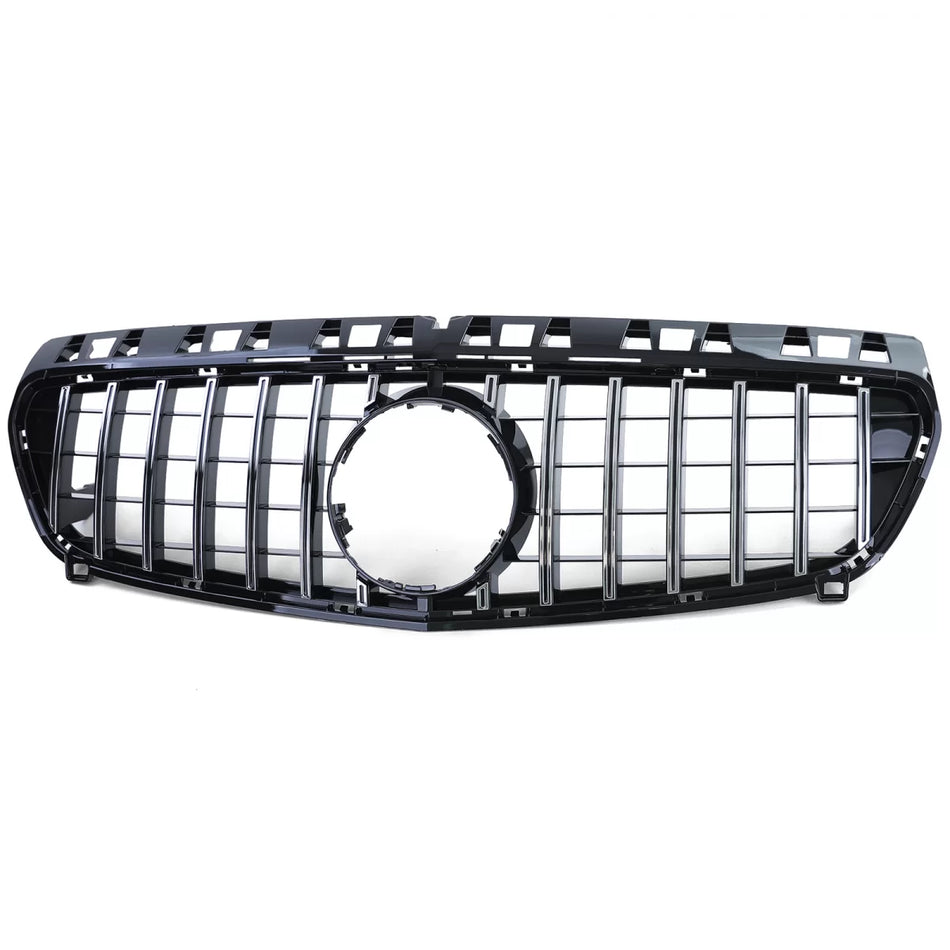 Griglia Sportiva Nera Lucida Cromata per Mercedes Classe A W176 12-15