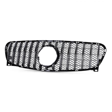 Griglia Sportiva Nera Lucida con Cromature per Mercedes GLA X156 13-16