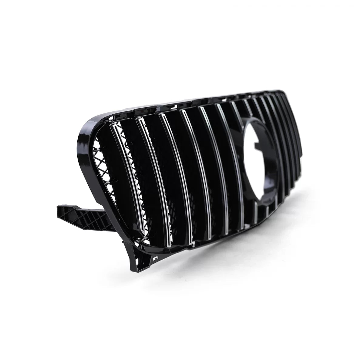 Griglia Sportiva Nera Lucida con Cromature per Mercedes GLA X156 13-16