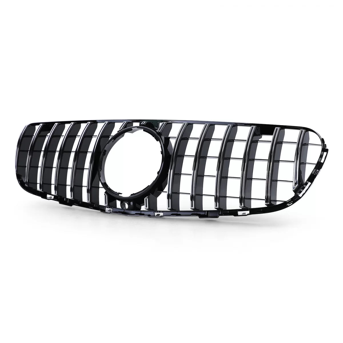 Griglia Sportiva Nera Lucida con Cromature per Mercedes GLC X253 Coupe C253