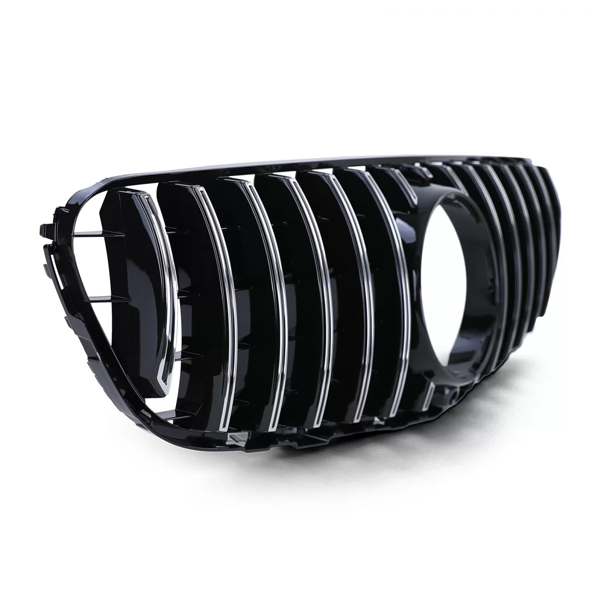Griglia Sportiva Nera Lucida Cromata per Mercedes GLC X253 Coupe C253 15-19