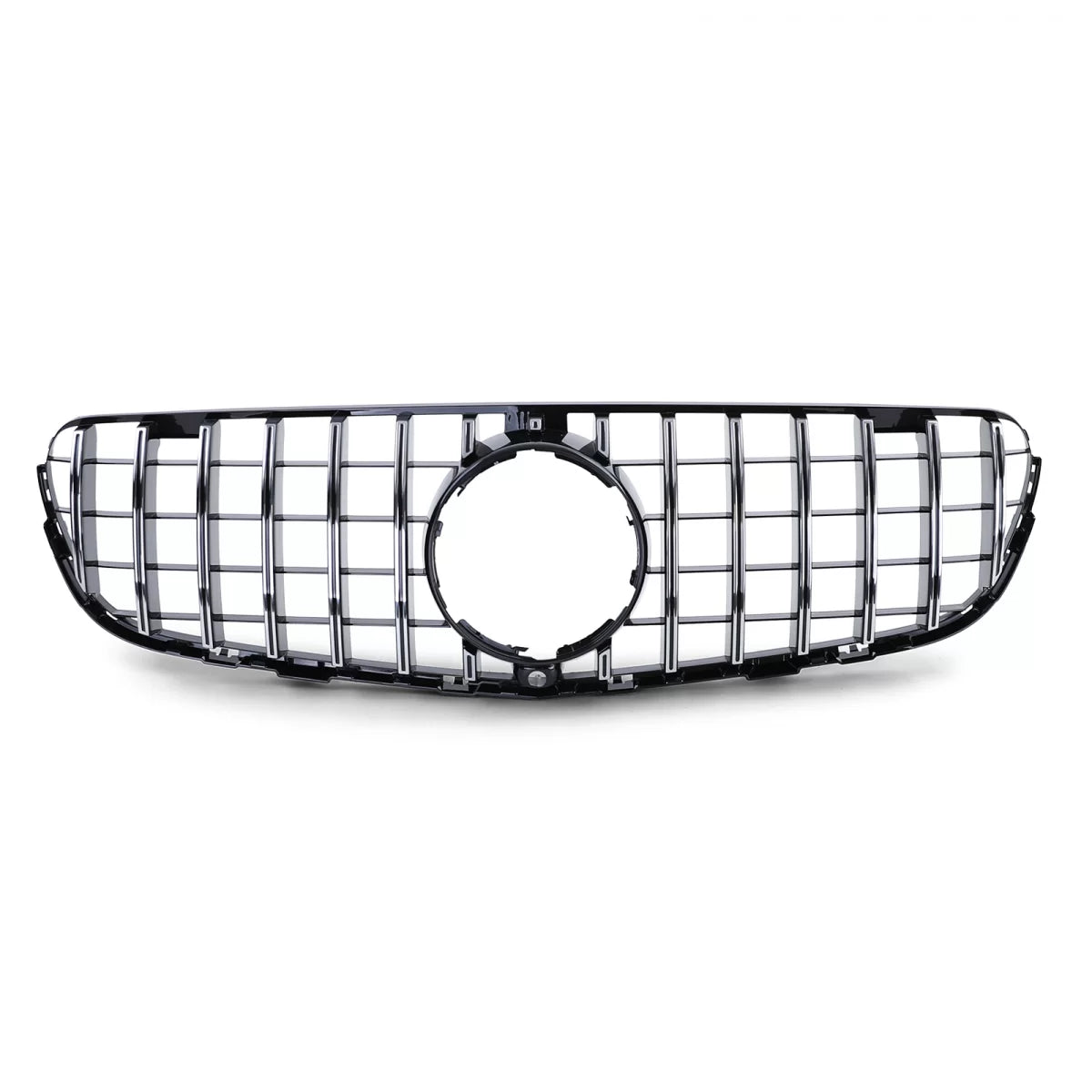 Griglia Sportiva Nera Lucida Cromata per Mercedes GLC X253 Coupe C253 15-19