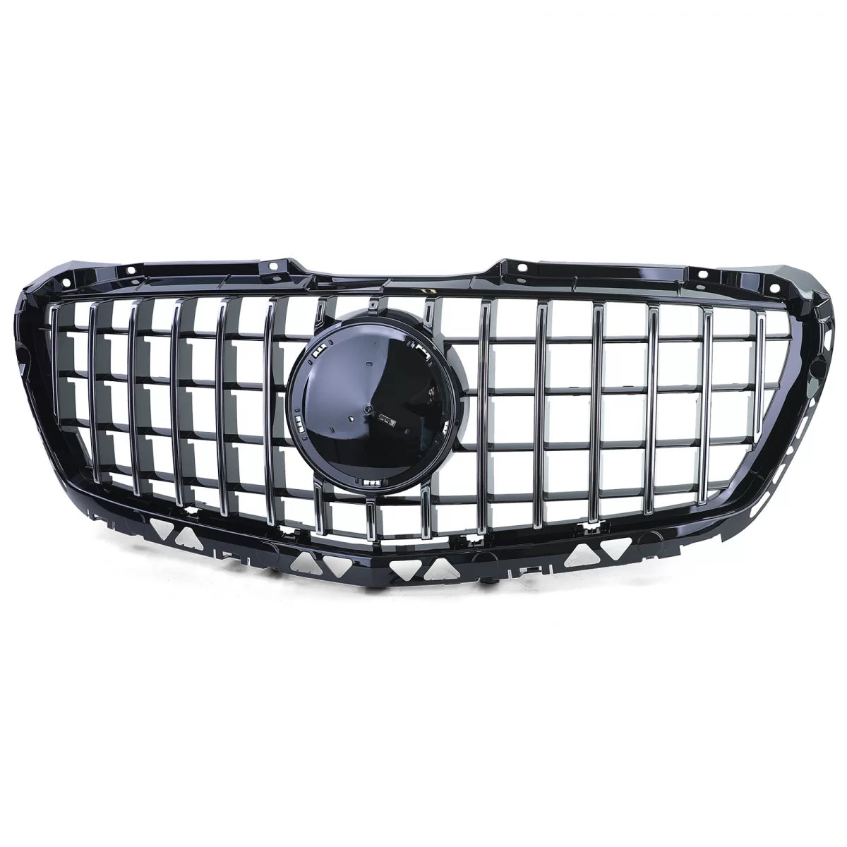 Griglia Sportiva Nera Lucida con Cromature per Mercedes Sprinter W906 Facelift