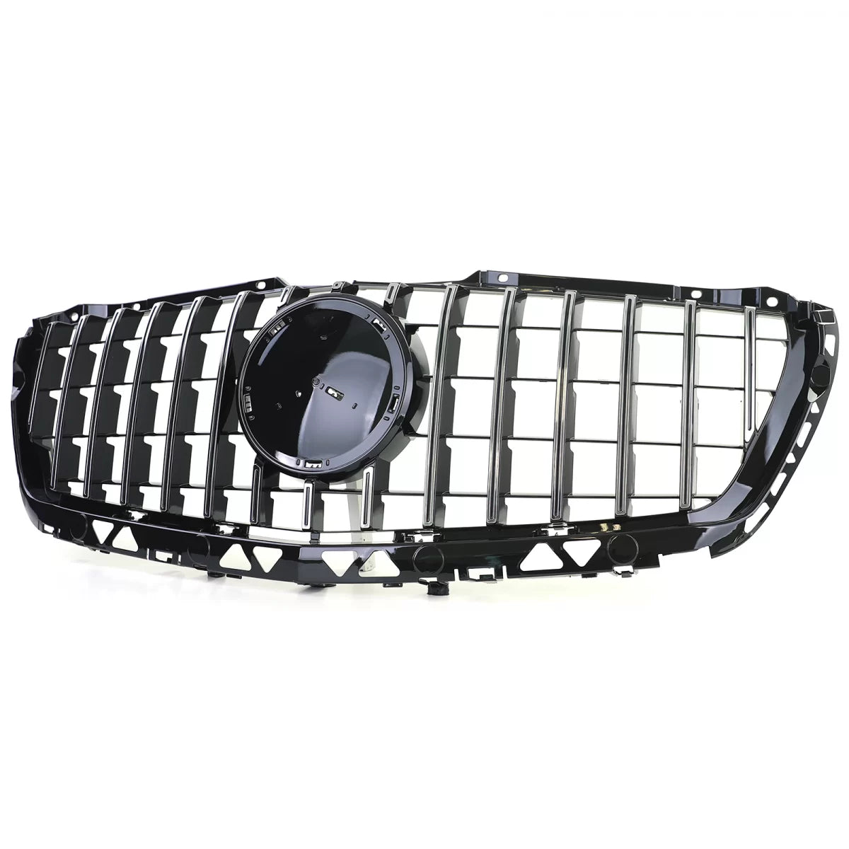 Griglia Sportiva Nera Lucida con Cromature per Mercedes Sprinter W906 Facelift