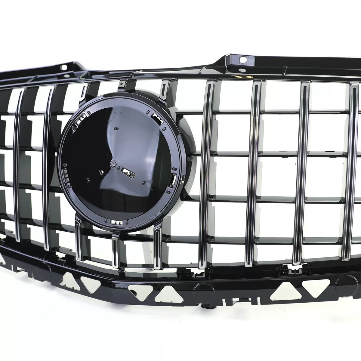 Griglia Sportiva Nera Lucida con Cromature per Mercedes Sprinter W906 Facelift