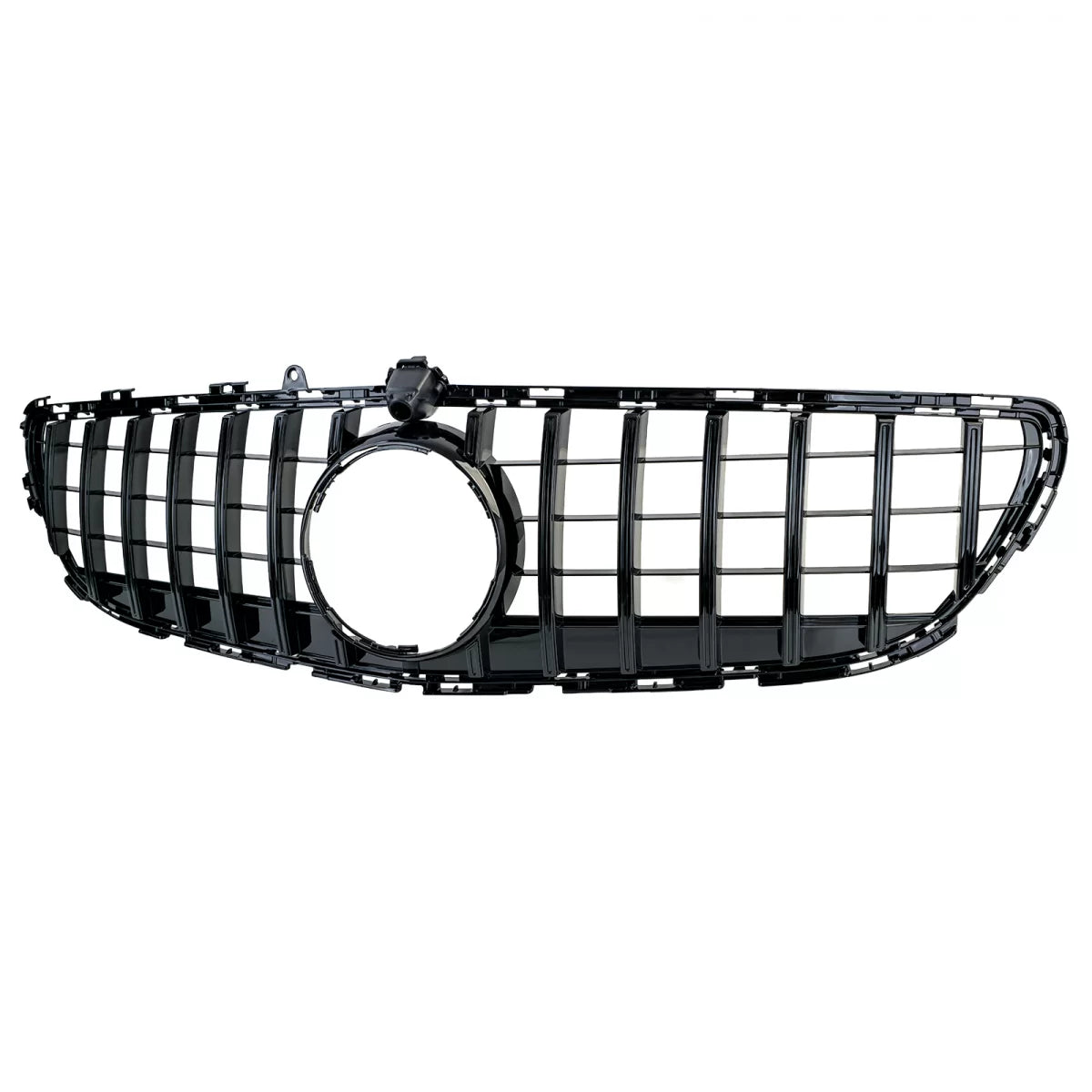 Griglia Sportiva Nera Lucida Anteriore per Mercedes CLS C218 X218 Facelift 14-18