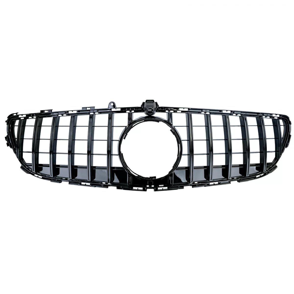 Griglia Sportiva Nera Lucida Anteriore per Mercedes CLS C218 X218 Facelift 14-18