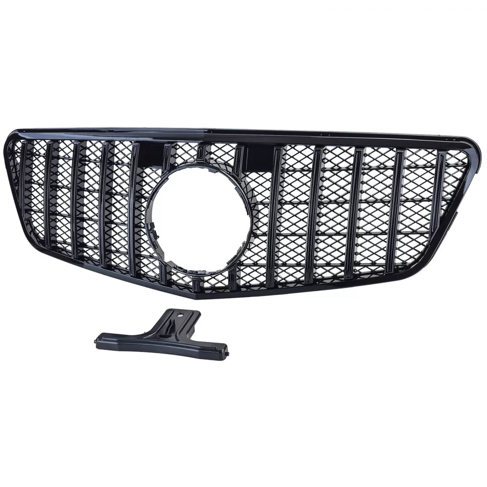 Griglia Sportiva Nera Lucida Anteriore per Mercedes e W212 S212 09-13