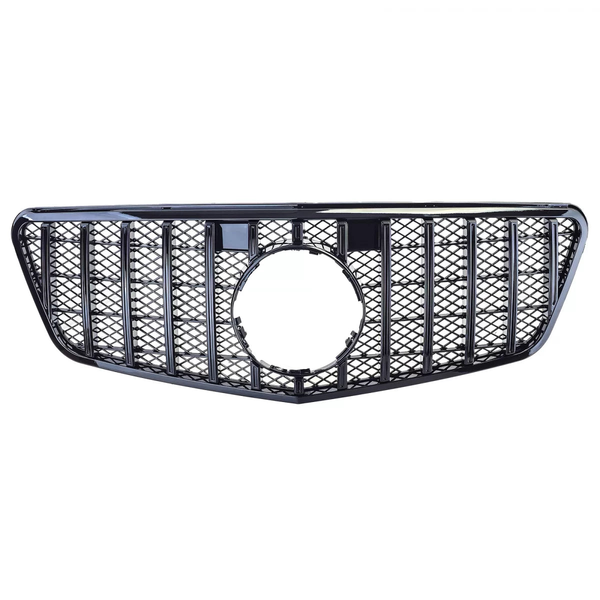 Griglia Sportiva Nera Lucida Anteriore per Mercedes e W212 S212 09-13