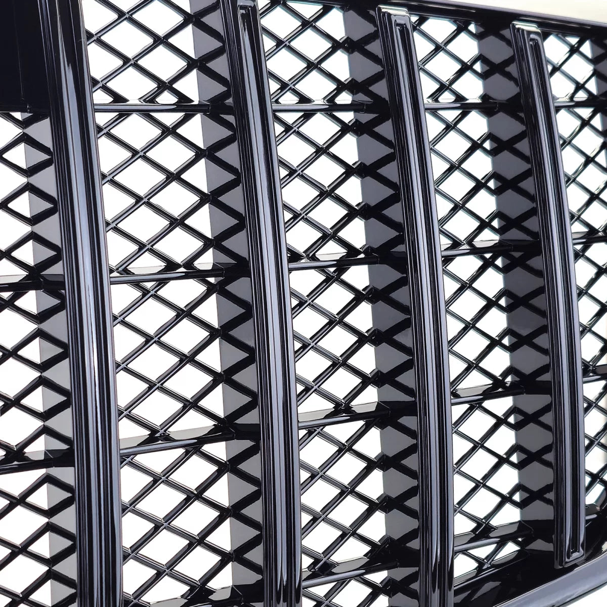 Griglia Sportiva Nera Lucida Anteriore per Mercedes e W212 S212 09-13