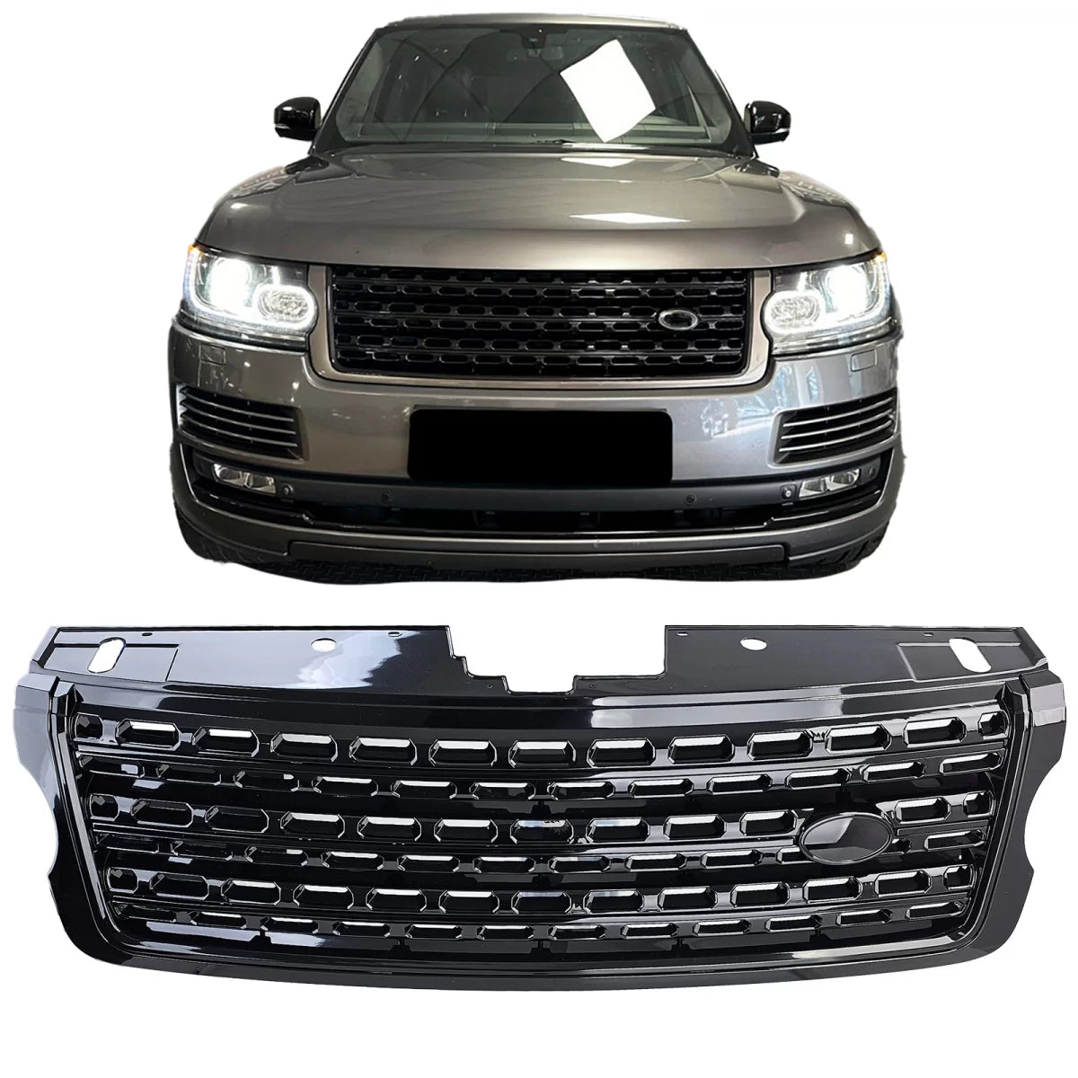 Griglia Sportiva Nera Lucida Anteriore per Range Rover Vogue L405 13-17