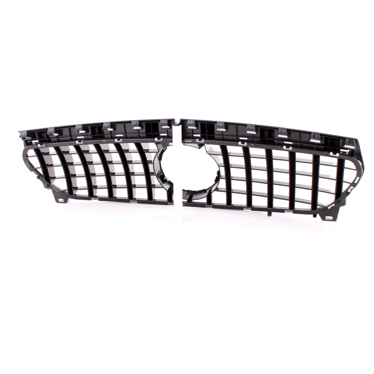 Griglia Sportiva Nera Lucida Anteriore per Mercedes CLA C117 16-19