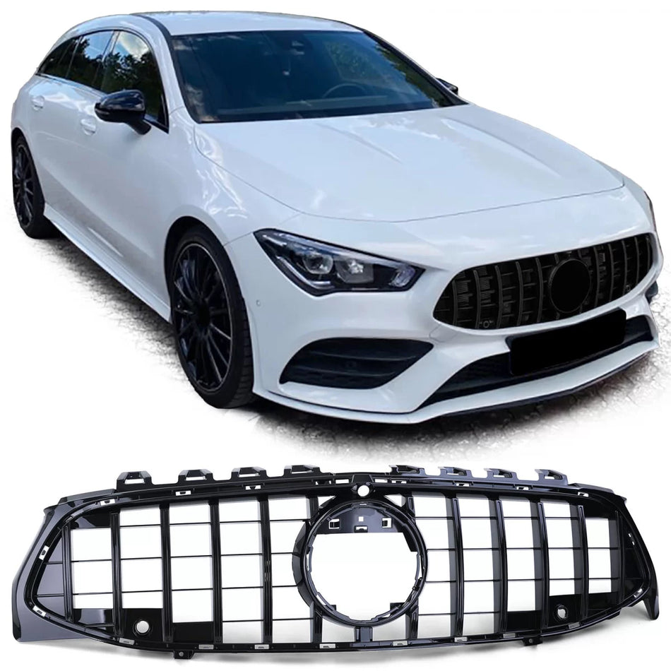 Griglia Sportiva Nera Lucida Anteriore per Mercedes CLA X118 (dal 19)