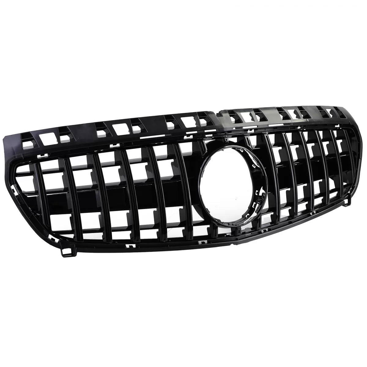 Griglia Sportiva Nera Lucida Anteriore per Mercedes Classe A W176 2012-2015