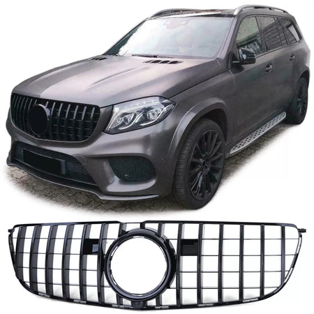 Griglia Sportiva Nera Lucida per Mercedes GLS X166 2015-2019
