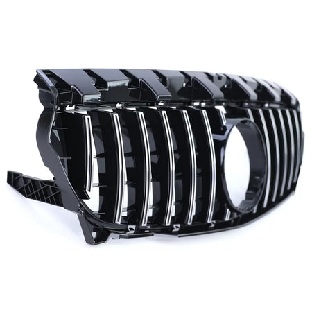 Griglia Sportiva Cromata Nera Lucida Anteriore per Mercedes CLA C117 13-16