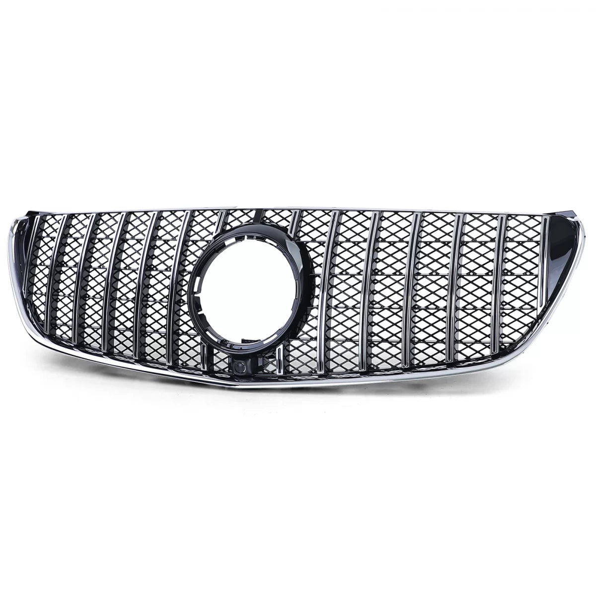 Griglia Sportiva Cromata Nera Lucida per Mercedes Classe V W447 14-19