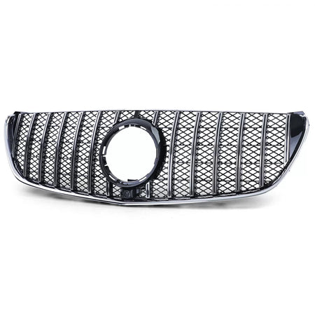 Griglia Sportiva Cromata Nera Lucida per Mercedes Classe V W447 14-19