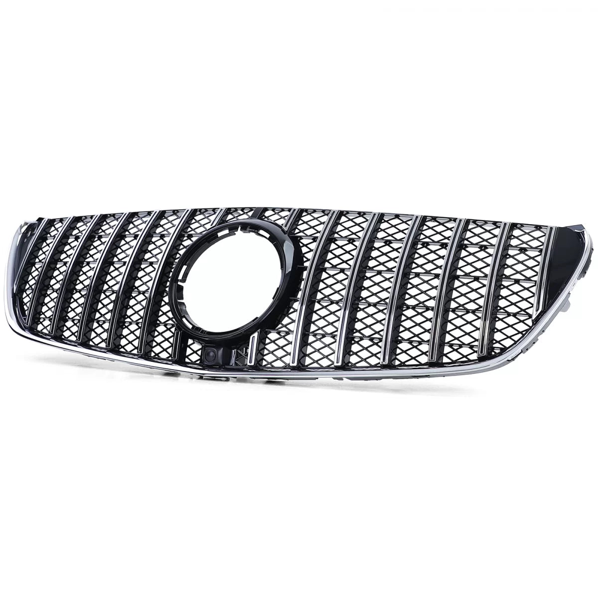 Griglia Sportiva Cromata Nera Lucida per Mercedes Classe V W447 14-19