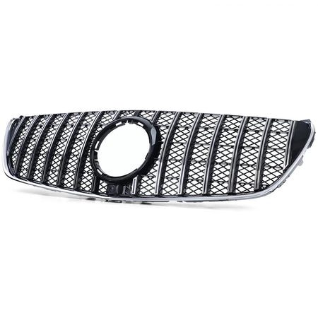 Griglia Sportiva Cromata Nera Lucida per Mercedes Classe V W447 14-19