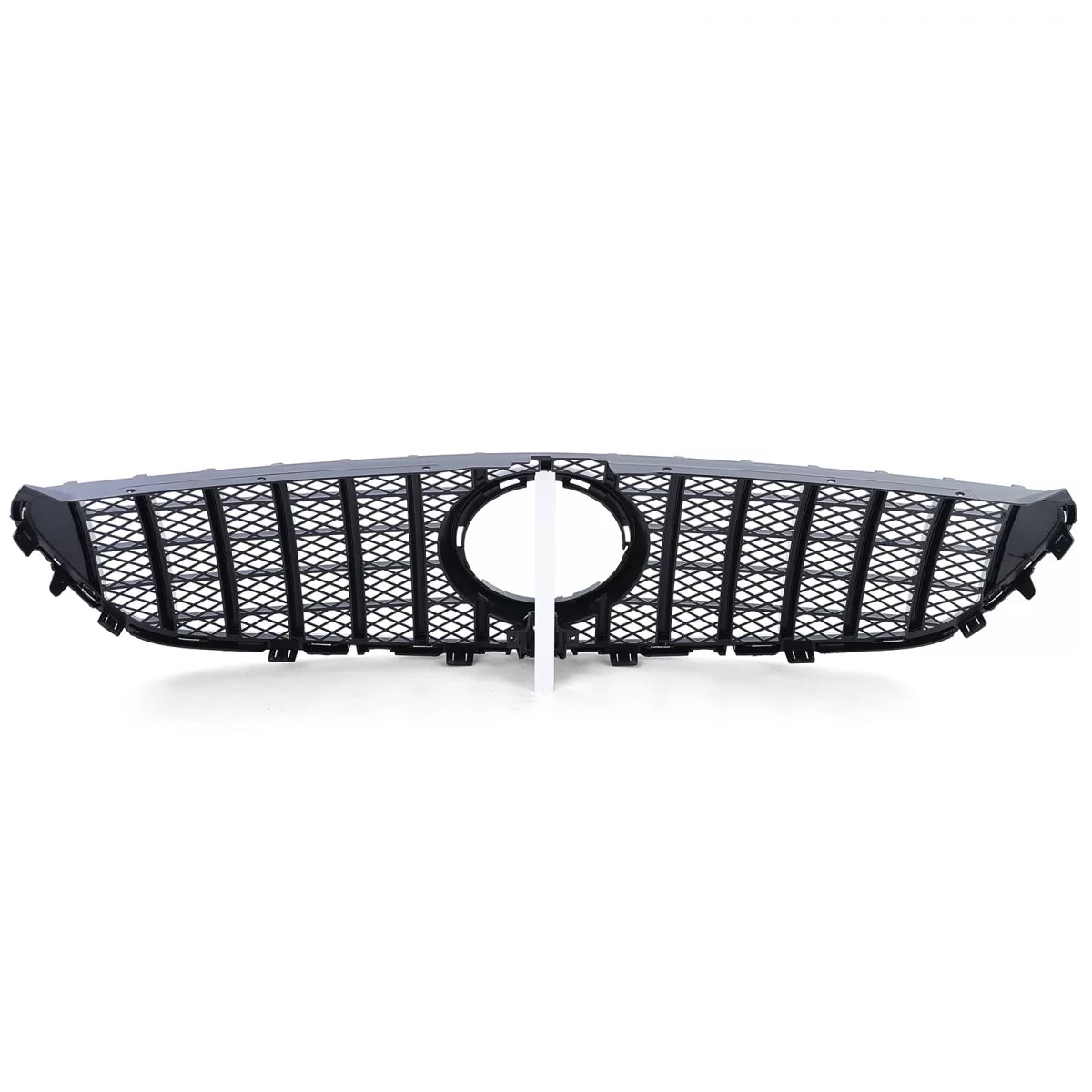 Griglia Sportiva Cromata Nera Lucida per Mercedes Classe V W447 14-19
