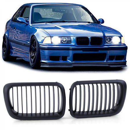 Griglia Anteriore Sportiva Nera per BMW Serie 3 E36 Facelift 1996-1999