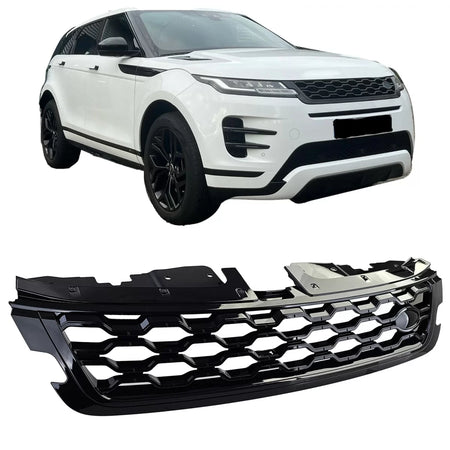 Griglia Sportiva Lucida Nera Anteriore per Range Rover Evoque L551 dal 2019