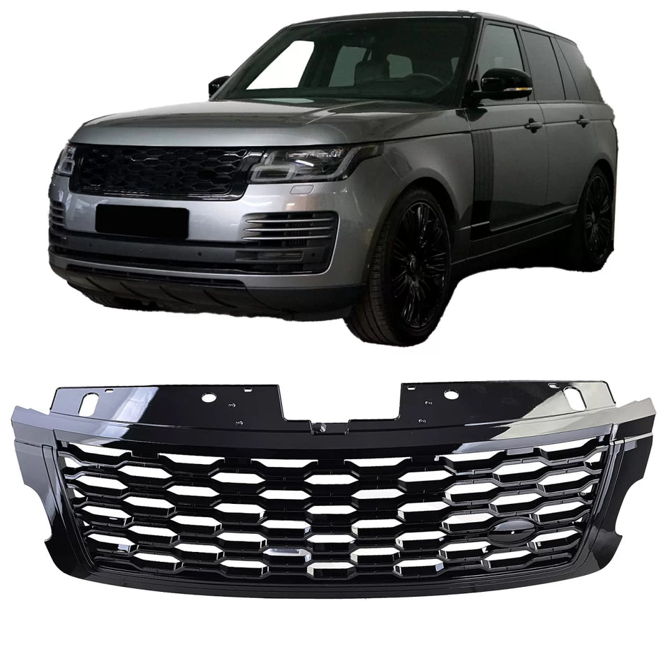 Griglia Sportiva Lucida Nera Anteriore per Range Rover Vogue L405 18-22