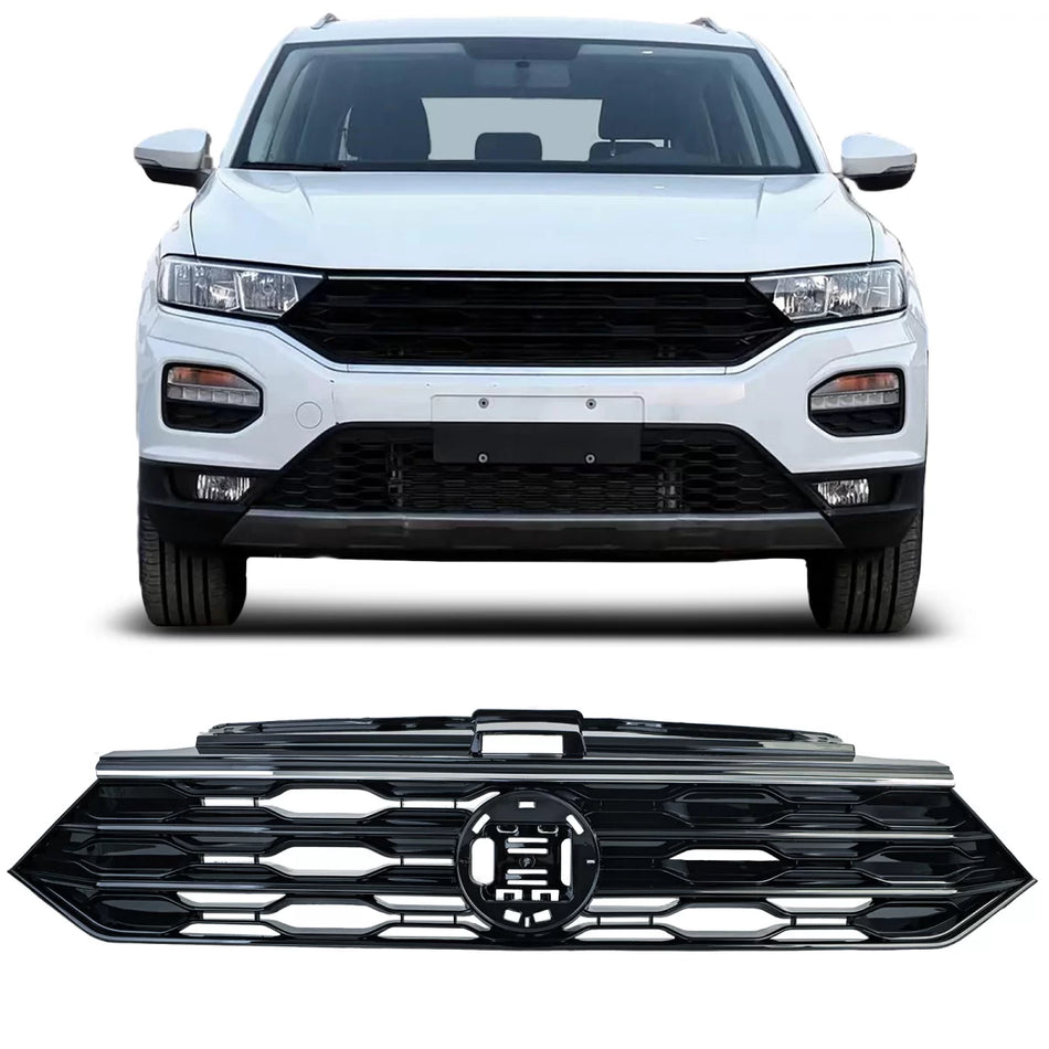 Griglia Sportiva Lucida Nera per Volkswagen T-roc 2017-2021