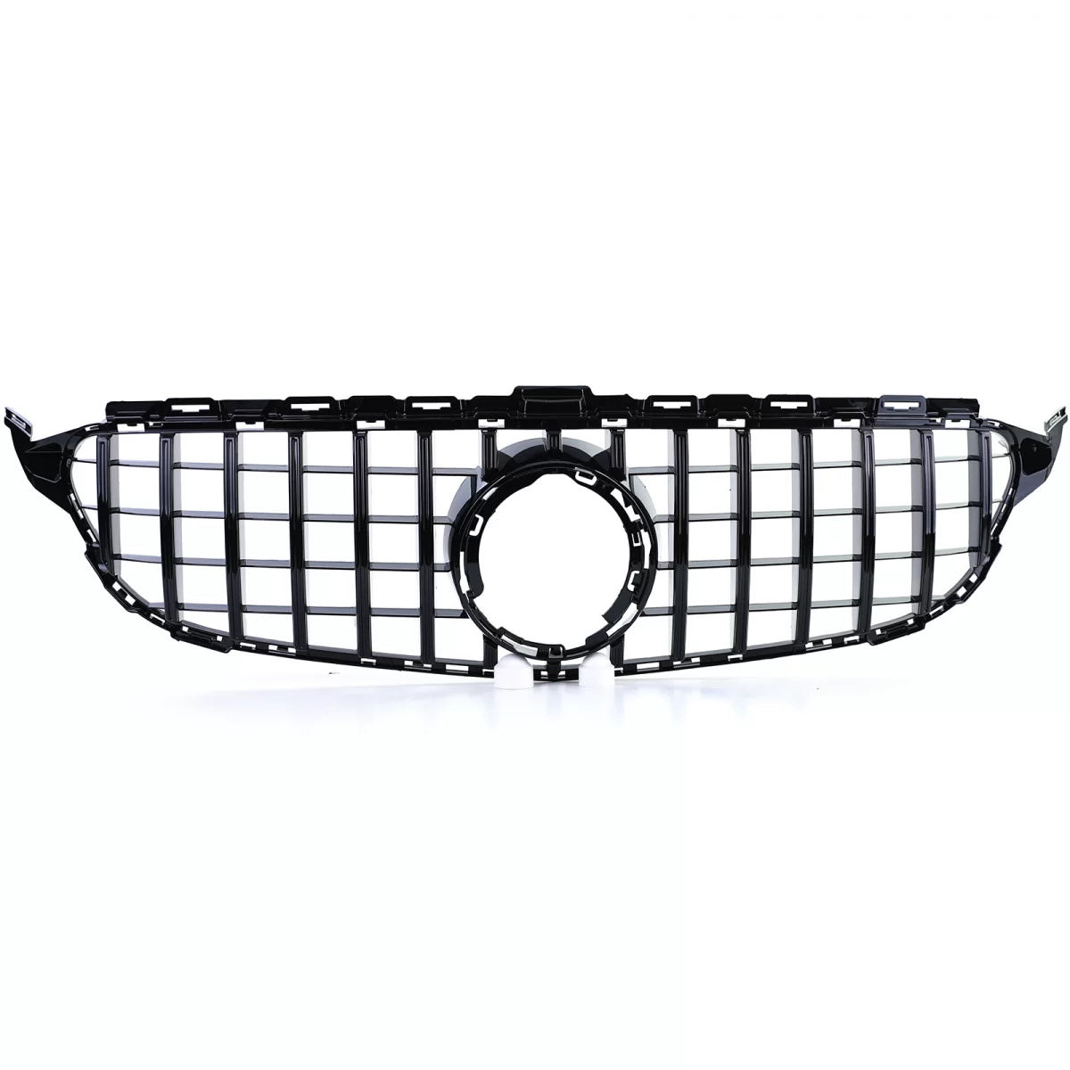Griglia Sportiva Lucida Nera Anteriore per Mercedes Classe C W205 S205 18-21