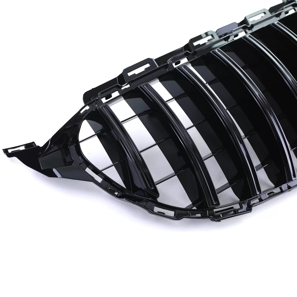 Griglia Sportiva Lucida Nera Anteriore per Mercedes Classe C W205 S205 18-21
