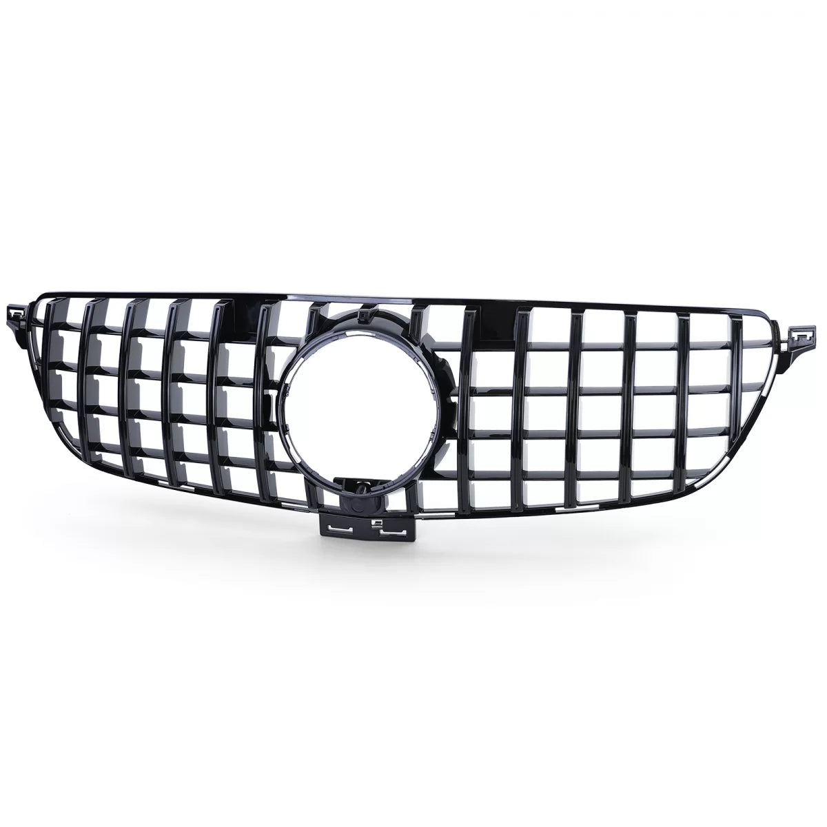 Griglia Sportiva Lucida Nera Anteriore per Mercedes GLE W166 15-19