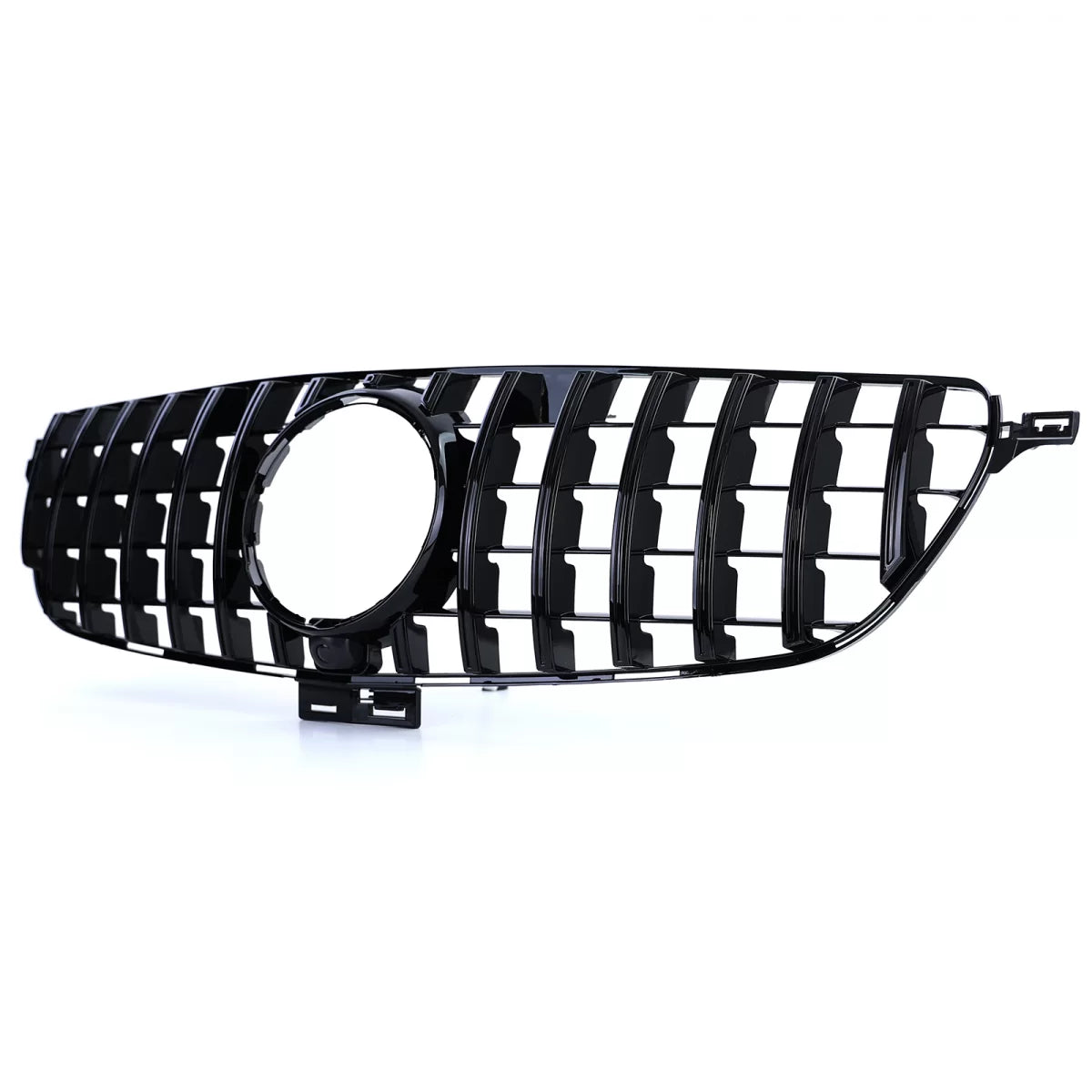 Griglia Sportiva Lucida Nera Anteriore per Mercedes GLE W166 15-19