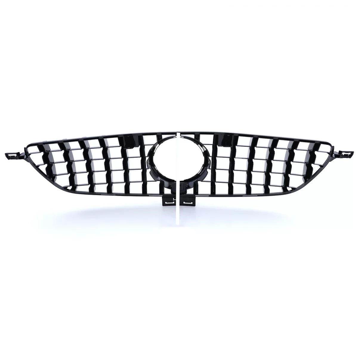 Griglia Sportiva Lucida Nera Anteriore per Mercedes GLE W166 15-19