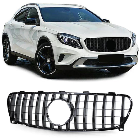 Griglia Sportiva Lucida Anteriore per Mercedes GLA X156 Facelift 2017-2020