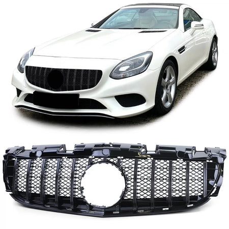 Griglia Sportiva Lucida Anteriore per Mercedes Slc R172 Facelift 2016-2021