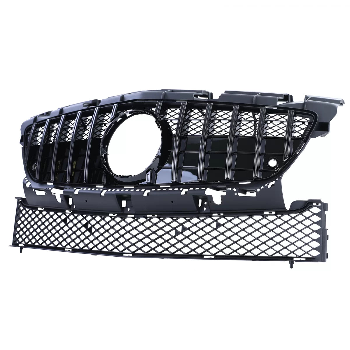 Griglia Sportiva Lucida Anteriore per Mercedes SLK R172 11-15
