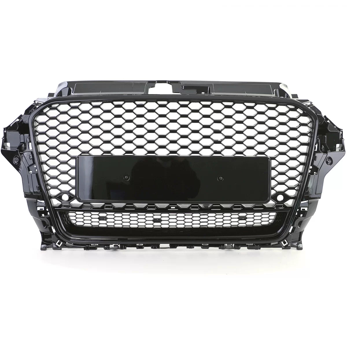Griglia Sportiva Nido D'ape Nero Lucido Anteriore per Audi A3 8V 12-16