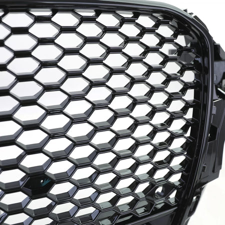 Griglia Sportiva Nido D'ape Nero Lucido Anteriore per Audi A3 8V 12-16