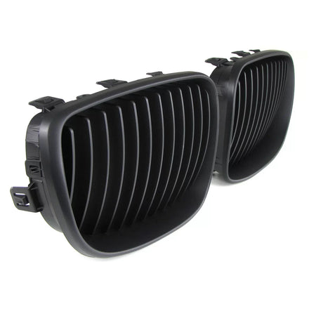 Griglia Sportiva Anteriore Nera per BMW Serie 1 E81 E82 E87 E88 07-12