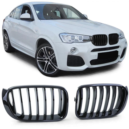 Griglia Sportiva Lucida Anteriore per BMW X3 F25 X4 F26 dal 14