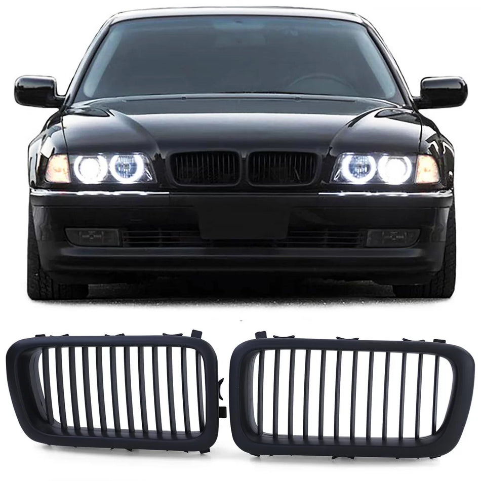 Griglia Sportiva Nera Opaca Anteriore per BMW Serie 7 E38 94-01