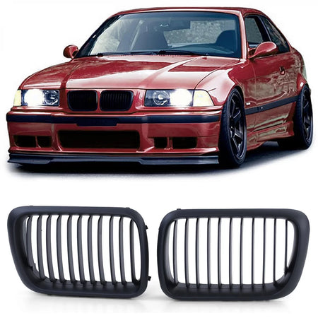 Griglia Sportiva Opaca Anteriore per BMW Serie 3 E36 Coupe Cabrio 96-99