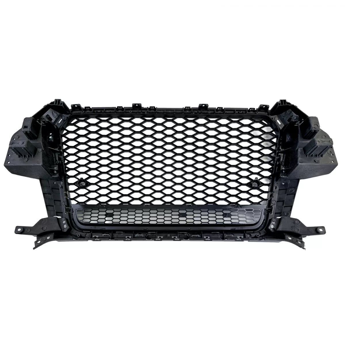 Griglia Sportiva Nido D'ape Nero Lucido per Audi Q3 8U Pre-facelift 11-15