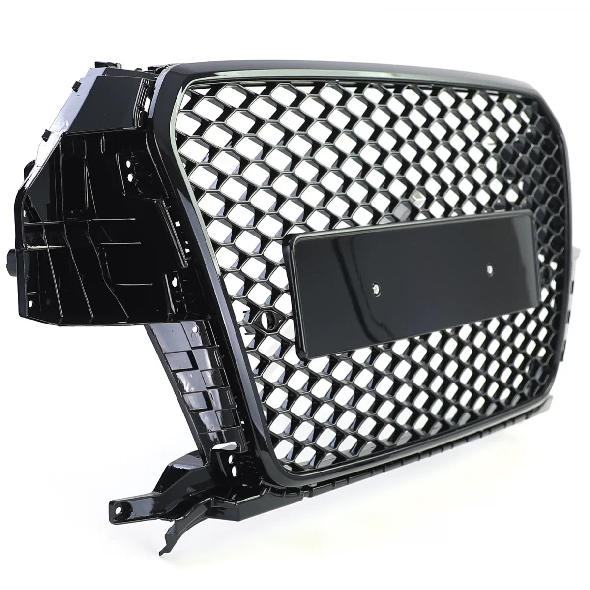 Griglia Sportiva Nido D'ape Anteriore Nero Lucido per Audi Q3 8U 11-15