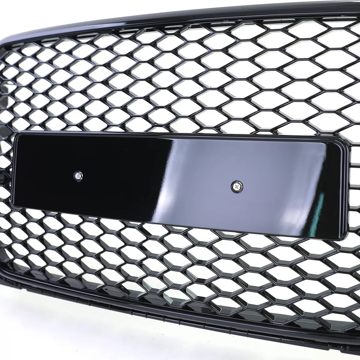 Griglia Sportiva Nido D'ape Anteriore Nero Lucido per Audi Q3 8U 11-15